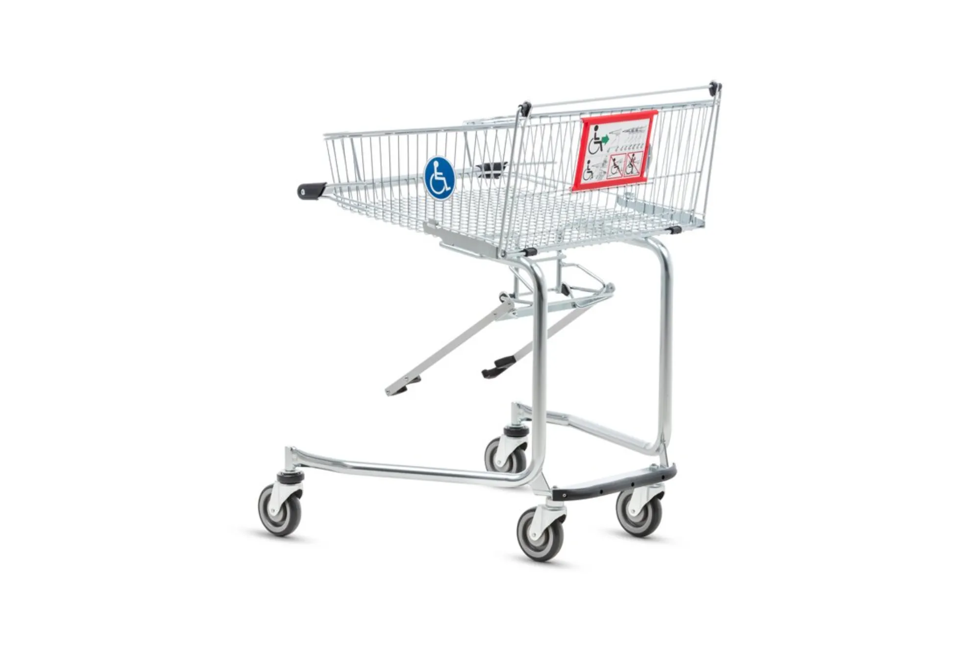 disabled supermarket trolley