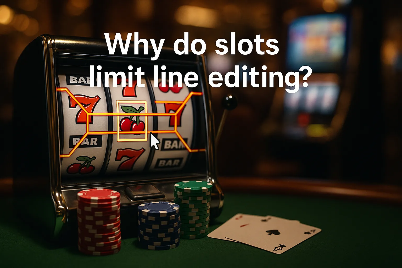 Why do slots limit line editing