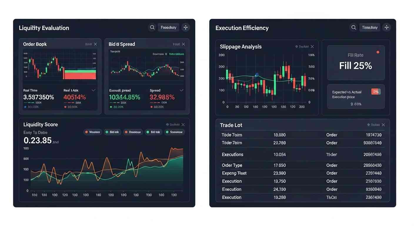 User experience in trading platforms for evaluating liquidity and execution efficiency